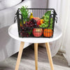 Mobile Metal Kitchen Rotating Storage Trolley Cart Utility Vegetable Shelf Rack