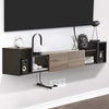 160cm Wall Mounted TV Cabinet Floating TV Unit TV Stand Cabinet for Living Room