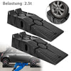 Heavy Duty 5 Ton Rubber Plastic Car Lifting Ramps Automotive Vehicle Garage Use