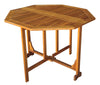 Garden Gear 4 Seat Acacia Wood Dining Set Outdoor Dining Foldable Table & Chairs