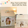 For 3 Kids Large Play House.Play Tent w/ Mat Indoor/Outdoor Tent Girls Boys Gift