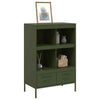 Highboard Olive Green 68x39x101.5 Cold-rolled Steel O8C7