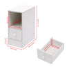 Slim Tall Bedside Table Cabinet with Drawer & Storage Space for Bedroom
