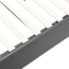 OTTOMAN STORAGE GAS LIFT BED 6FT 180X200 UPHOLSTERED BED FRAME WITH DRAWER GREY