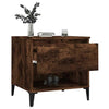 Side Table Smoked Oak 50x46x50 cm Engineered Wood NEW