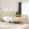 Bed Frame Solid Wood 140x190 cm