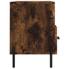 CIADAZ TV Cabinet Smoked Oak 80x36x50 Engineered Wood, Tv Unit, Tv Stand A8I4