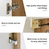 Bathroom Cabinet Mirror Wall Mounted Storage Cupboard Adjustable Shelf Top Light