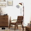 Industrial Floor Lamp Metal Free-standing Light Adjustable Height 180° Lampshade