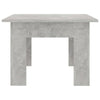 Vintage Coffee Table Square Side End Desk Shelf Indoor Living Room Concrete Grey
