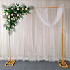 3x3m/10x10ft Wedding Backdrop Stand Pipe Stage Flower Rack Arch Iron Party Door