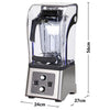 2.5L Commercial Bar Blender with Sound Enclosure Juicer Smoothie Ice Crush