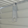 Black Metal Outdoor Garden Storage Shed Metal Lean to Pent Shed for Tool Bike