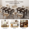 110-150cm Wooden Expandable Dining Table Large Space Saving Compact Kitchen Desk