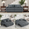 2-Seater Sofa Bed Convertible Chair Double Sleeper 3-in-1 Pull Out Chair