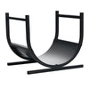 U-Shaped Firewood Log Rack Wood Storage Holder Firewood Storage Rack Fireplace