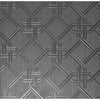 Arthouse Gianni Metallic Foil Geo Twist Knot Pattern Textured Lined Wallpaper