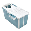 Large Folding Bathtub Portable Adult Child Soak Sauna Warm Spa Massage Barrel