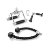 3-Piece Cable Machine Attachment Set Cable Machine Accessories Home Gym Fitness
