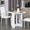 Dining Drop Leaf Table Kitchen Folding Tabletop Unit Homework Workspace Desktop