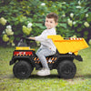 12V Battery Powered Dump Truck Kids Ride On Engineering Car Toy w/Remote Control