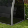 Garden Swing Chair Patio Hammock Outdoor 3Seater Bench Canopy Lounger Sun Shade