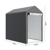 Outdoor Storage Shed Equipment Shelter Cover Bicycle PE Waterproof Steel Frame