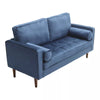 2-3 Seater Small Sofa Couch Velvet Armchair Loveseat Settee Living Room Office