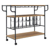 Kitchen Wine Glass Rack Drinks Bottles Storage Trolley Hanging Wine Rack Holder