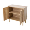 2 Doors Wooden Storage Cabinet Sideboard Hallway Living Room Kitchen Cupboard