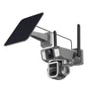 Solar Triple-Lens Linkage Camera 10X Zoom WiFi 4G Security Cameras Surveillance