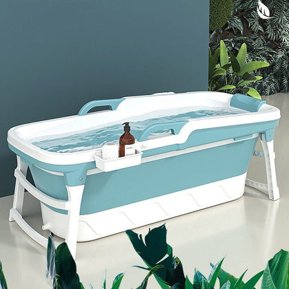 XL Portable Folding Shower Bathtub Collapsible Household Adult Tub Bucket 152cm