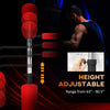 3 in 1 Freestanding Punching Bag with 2 Speed Balls Adjustable 160-230cm Red