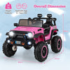 Kids Electric Ride On Car 2-Seater 24V Battery Powered Truck W/ Remote Control
