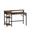 4 Tier Computer Desk Study Room Computer Desk Home Office Work Desk with Drawers