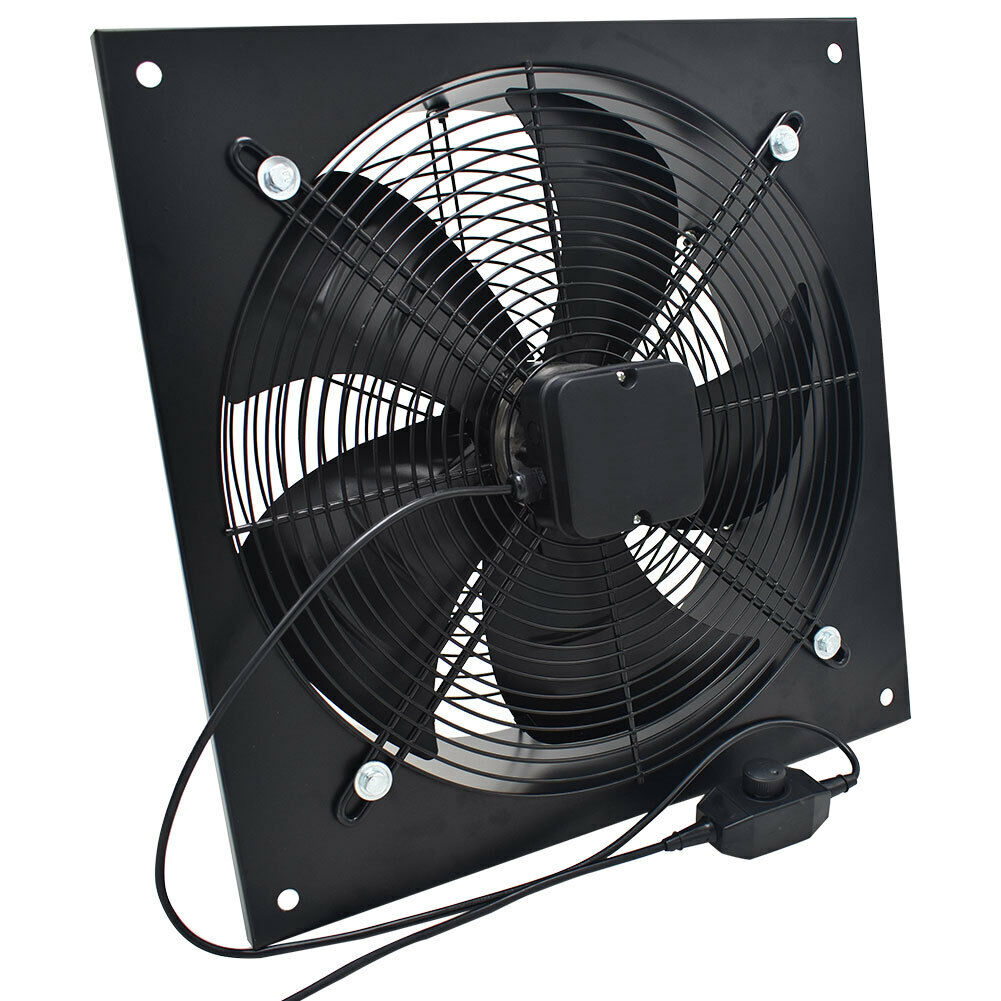 Building Extract Fan 8-24in Industrial Axial Fan Commercial Building Air Ventilation Extrac ...