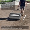 Garden Lawn Roller for Grass Galvanised Steel Water with Padded Handle 40L 48L