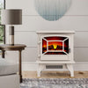 NEW Electric Fireplace Heater Black Stove w/ LED Flame Effect Freestanding