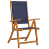 Folding Garden Chairs 6 pcs Solid Wood Acacia and Z7J0