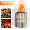 Smokeless Fire Pit | Portable Fire pit | Stainless Steel Firepit | Stove Garden