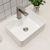 480mm Counter Top Basin Rectangle Cloakroom Bathroom Sink White Ceramic Basin