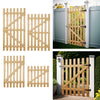 Wooden Garden Gate Pedestrian Privacy Fence Gate Porch Decorative Fence Panel
