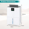 Portable Dehumidifier 5.5L Water Tank Dual LED Display 40L