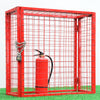 87x49x90, 2x19kg Propane Gas Cage Cylinder Bottle Storage Galvanised Steel+ Lock