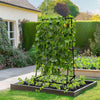 Garden Trellis A-Frame for Climbing Plant Vegetable Fruit Support Stand Full Set