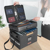 Fireproof Document Box 2000℉ w/ Lock File Storage Waterproof Document Bag