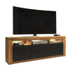 TV Unit 160cm I Sideboard Cabinet I TV Stand I Black Matt Doors I Free LED