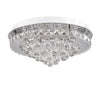 Luxury Crystal LED Ceiling Light Cool White Lamp Fitting Pendant Chandelier Deco