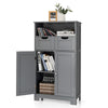 Bathroom Cabinet Floor Storage Cabinet Standing Cupboard w/1 Shelf &2 Drawers
