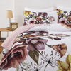 3 Piece Patchwork Bedspread Quilte Set Throw Rugs Bedding Double Size Pillowcas